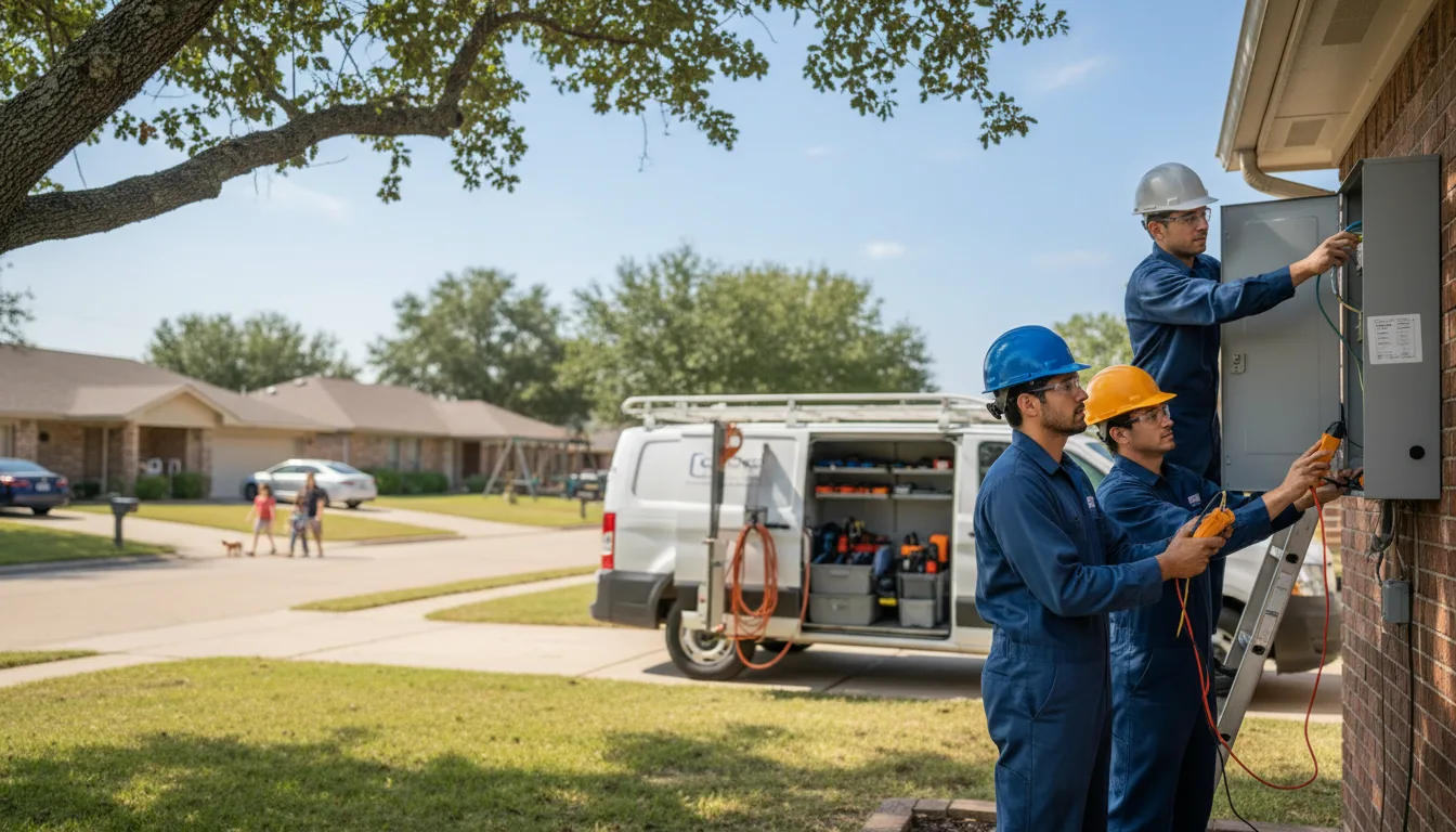Certified electrician providing emergency electrical services in Clyde, NC